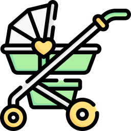 kinderwagen icoon