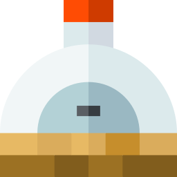 Wood fired oven icon