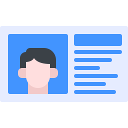 Business card icon