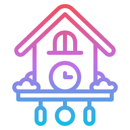 Cuckoo clock icon