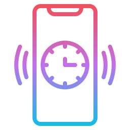 Phone alarm icon