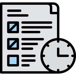 Time sheet icon