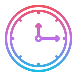 Wall clock icon