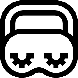 Sleeping mask icon