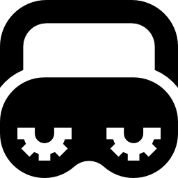 Sleeping mask icon