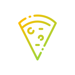 Pizza slices icon