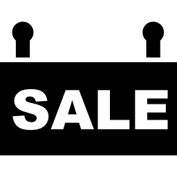 Sale sign icon