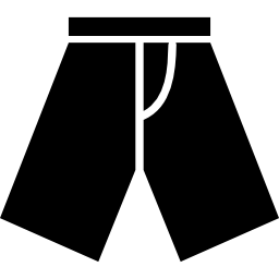 männliche schwarze shorts icon