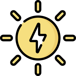 Solar energy icon