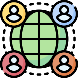 globales netzwerk icon