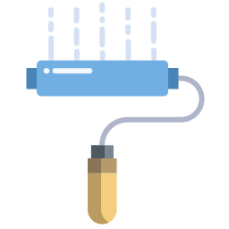 rouleau de peinture Icône