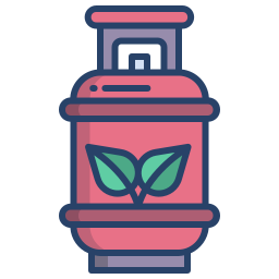 Gas cylinder icon