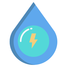 Water energy icon