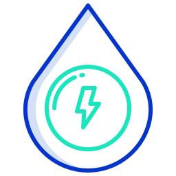 Water energy icon