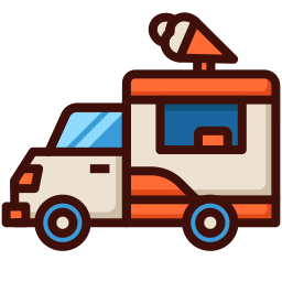 Ice cream truck icon