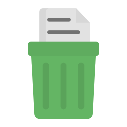 Delete file icon