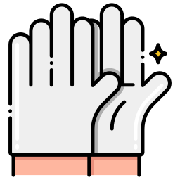 Rubber gloves icon