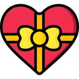 Heart box icon