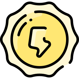 Sun energy icon