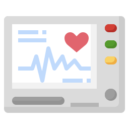 monitor de ecg Ícone