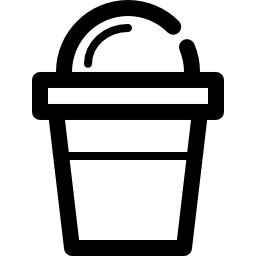 Cold coffee icon