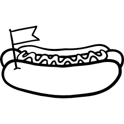 hot-dog Icône