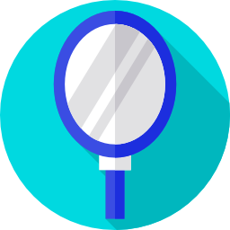 Hand mirror icon