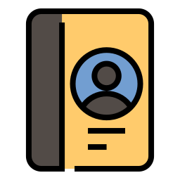 Contact book icon