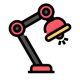 Desk lamp icon