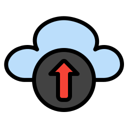 Cloud upload icon