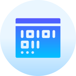 Binary code icon