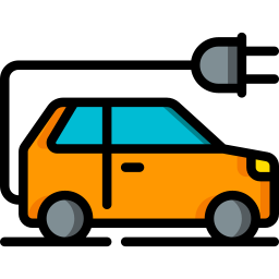 Electric car icon