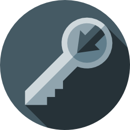 Door key icon