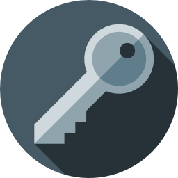 Door key icon