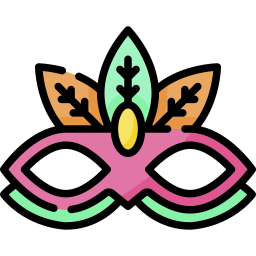 Carnival mask icon