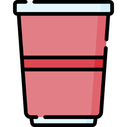 Plastic cup icon