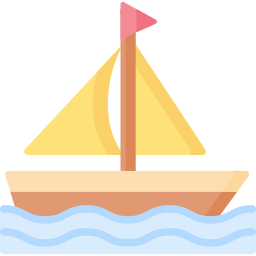 Sailing boat icon