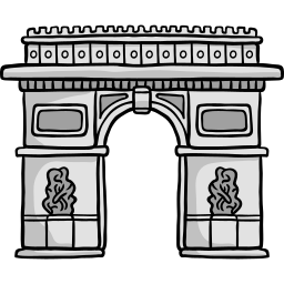 arc de triomphe Icône