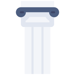 Greek pillars icon