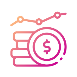 croissance monétaire Icône