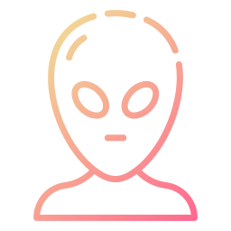 Alien mask icon