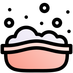 Baby tub icon