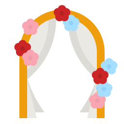 arco de casamento Ícone