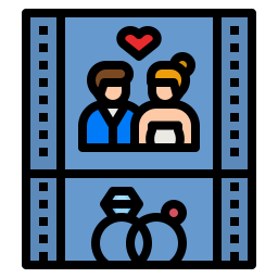 Wedding video icon