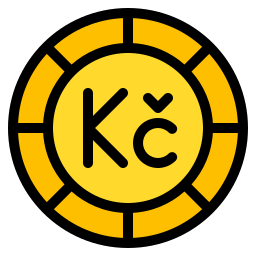 tschechische krone icon