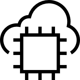 Cloud computing icon