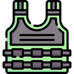 Bulletproof vest icon