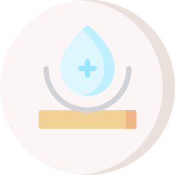 Waterproof fabric icon