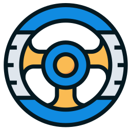 Steering wheel icon