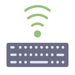 Wireless keyboard icon